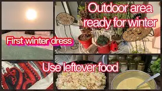 Outdoor Area Maintenance | Welcome Winter Season #homebird #dailyvlog #winterprep