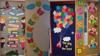 School decoration idea/Classroom door decoration idea/Summer door decoration design/Library door