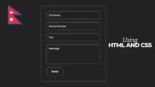 Create a Stunning Neon Glow Contact Form with HTML & CSS ✨