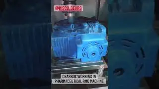 Worm Reduction Gearbox working in Pharmaceutical RMG Machine