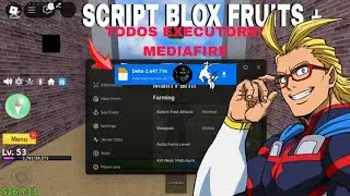 🤯CORRE NOVO SCRIPT PARA BLOX FRUITS AUTO FARM LEVEL, FARM FRUITS, FARM CHEST 🛸