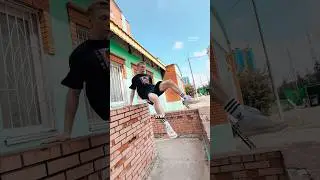 Сальто на точность 🆚 Лейзи в стик 😱🔥 #parkour #extreme #freerunning #pkfr