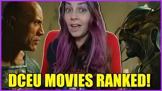 All DCEU Movies Ranked -- Including BLACK ADAM!