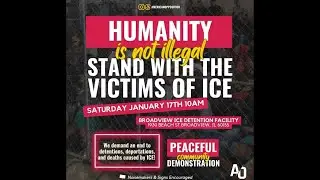 Humanity w @robbyroadsteamer  & other activists- Stand w the Victims of ICE/BP 1/17/26 pt. 2 of 2