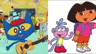 Pete The Cat and Dora The Explorer Steak Slideshow