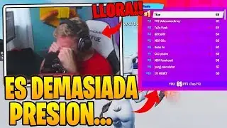 Tfue **CASI LLORA** Por LO QUE LE PASO En EL TORNEO MAS IMPORTANTE DE FORTNITE!! 😭😭