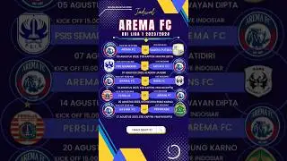 Jadwal Arema FC BRI Liga 1 2023/2024 bulan Agustus | Jadwal BRI Liga 1 2023/2024