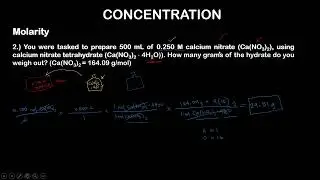 Concentration Problem