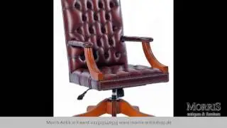 Chesterfield Stühle im Büro und Wohnzimmer