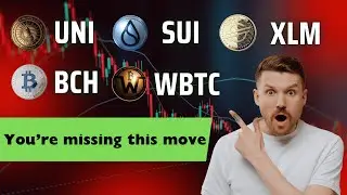 technical analysis of cryptocurrencies |cryptotrading today|altcoins| UNI | BCH | WBTC | XLM | SUI |