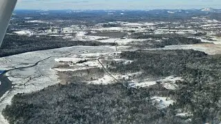 Test flight in a Cessna 207