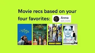 Movie recommendations based on Letterboxd user lotti_hotti’s four favorites