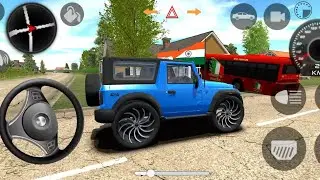 Modified Mahindra Thar// Indian Car Game Video//Best Android games #thar 