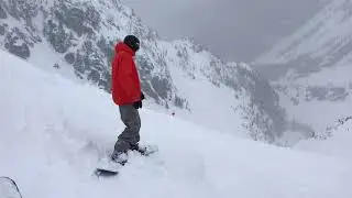 Snowboarding Double Black Diamond Whistler on Journalism Conference trip!