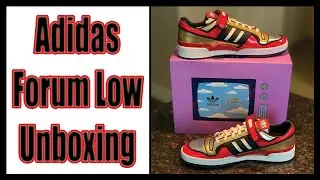 The Simpsons Adidas Forum 84 Low unboxing and full review. SIZE 19!!!
