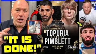 Dana White CONFIRMS BIG NEWS! Ilia Topuria vs Paddy Pimblett NEXT, Conor vs Chandler, Arman Reveals!