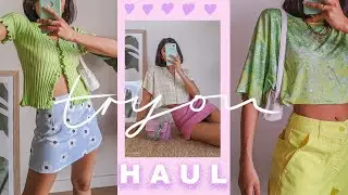 so many cute clothes 🌈 HUGE TRY ON HAUL