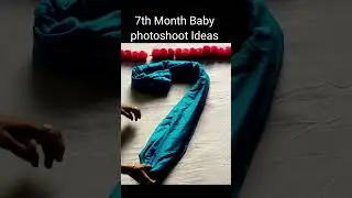 7th Month Baby Photoshoot Ideas | Seven Month Baby Photos | Monthly Baby Photoshoot Ideas at Home