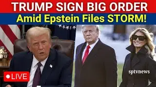 TRUMP LIVE: POTUS & Melania SIGN Foster Care Order Amid Epstein File CHAOS | US News | Epstein Case