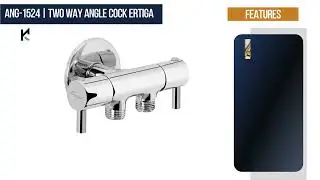 Two in One Angle Valve | Two Way Angle Cock Ertiga #bathroomfittings #kitchenfittings #angle #valve