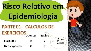RISCO RELATIVO e RISCO ABSOLUTO EM EPIDEMIOLOGIA| PARTE 01