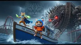 🦸&zwj;♂️ Superhero Cat vs Amusement Park Monster 🎡 | Epic Cat Story ✨