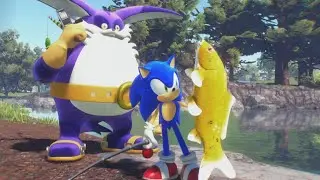 Sonic Frontiers | High-Speed Fishing Gameplay