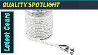 Best Anchor Line for Small Boats? Young Marine Premium Solid Braid Rope Test