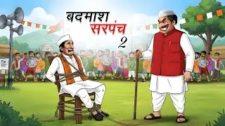 बदमाश सरपंच 2 | BADMASH SARPANCH |HINDI KAHANIYA | CARTOON STORY |HINDI STORIES