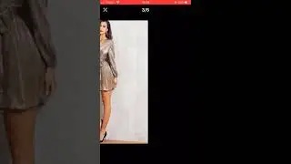 ‫SBetro vestido de color met&aacute;lico fruncido cruzado