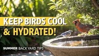 How to Keep Birds Hydrated During Summer Heat