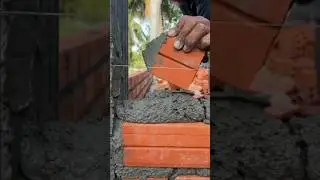 Building Strong Edges: Brickwork Corner Tips🧱🧱 #constructiontips