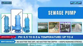Prakash Sewage Pump | Heavy-Duty Submersible Pump for Drainage & Wastewater