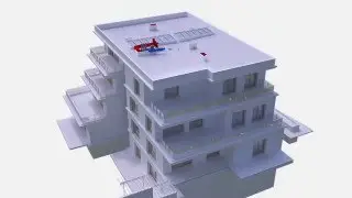 BIM project - Residental building in Vilnius