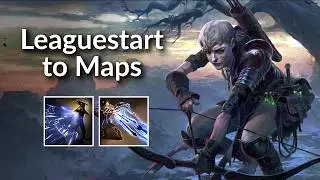 Lvl 1 to Maps - Galvanic Shards Pathfinder Leveling Run