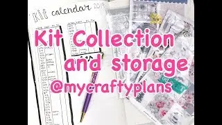 Sticker kit collection, storage and organization