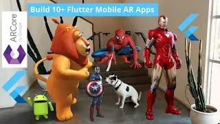 Build Flutter Mobile AR Apps - ARCore Flutter 2.8 Android & iOS Augmented Reality Developer Course