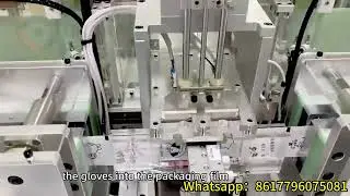 Disposable gloves packaging machine