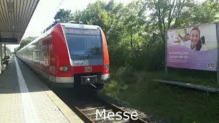 S-Bahn Rhein Main - Ansage Linie S3 von Bad Soden bis Darmstadt HBF