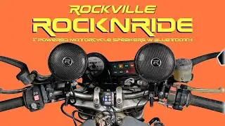 Rockville RockNRide &mdash; Bluetooth Motorcycle Speakers for Loud, Clear Ride Audio!