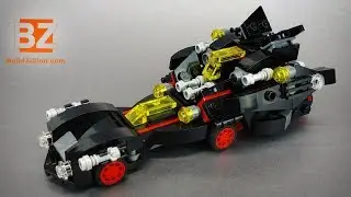 LEGO Batmobile + Bat Tank + Batwing = The Mini Ultimate Batmobile  - LEGO Speed Build Animation