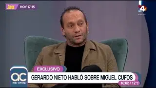 Miguel Cufos escuchó las declaraciones de Gerardo Nieto y contestó: 