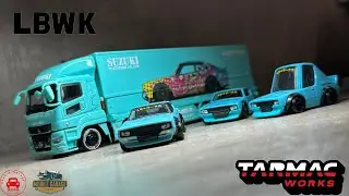 TARMAC WORKS 1/64 LBWK 自由之步 鈴木物流 三菱 Mitsubishi Fuso Super Great LB-TRUCKS T64T-TL001-LBS