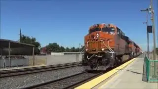 [HD] Railfanning BNSF's Stockton Subdivision at Turlock-Denair and Modesto (07/09/16)