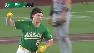 Zack Gelof's 1st home run of 2025 is a 2-run blast