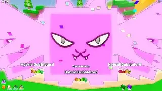 I Hatched Hybrid Bubblelord in Bubble Gum Clicker