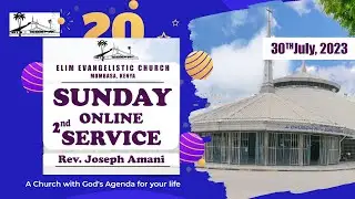SUNDAY 2ND SERVICE || 30TH JULY 2023 || SERMON: SEIZE YOUR DIVINE OPPORTUNITY || Rev. Joseph Amani