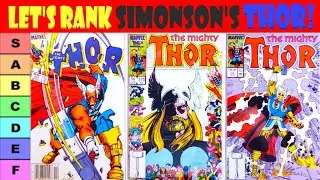 Let's RANK Walter Simonson's MIGHTY THOR Run! Best and worst Ranking comics comic books Top Loki