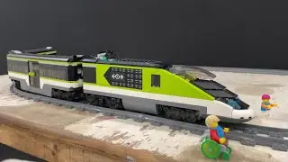 Lego High Speed Passenger Train Special Loco Pilot Ride Train 
