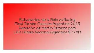 Estudiantes campeón del Clausura de Argentina (por Martín Perazzo)
